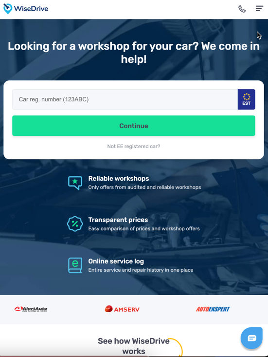 WiseDrive — Marketplace for car owners and workshops