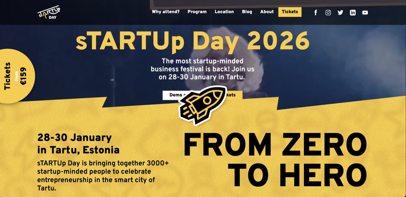 Startup Day Tartus: seekord startupina, mitte investorina